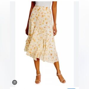 Vince flowy asymmetrical skirt